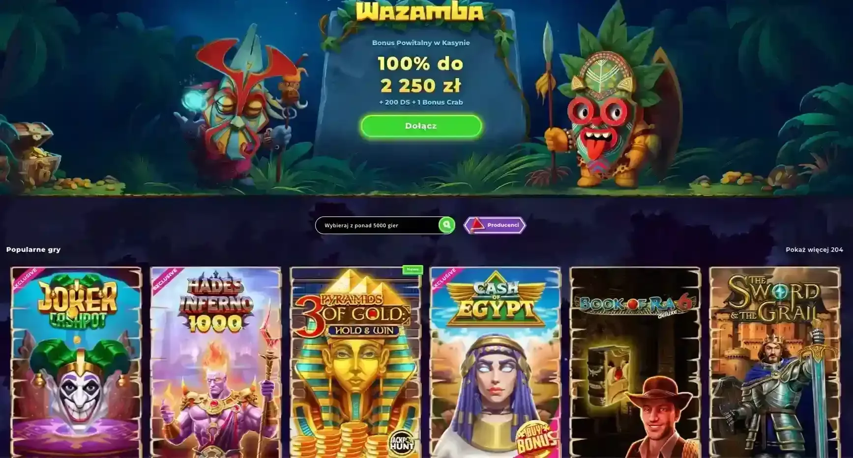 graj w Wazamba