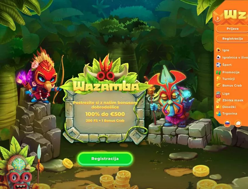 Wazamba casino
