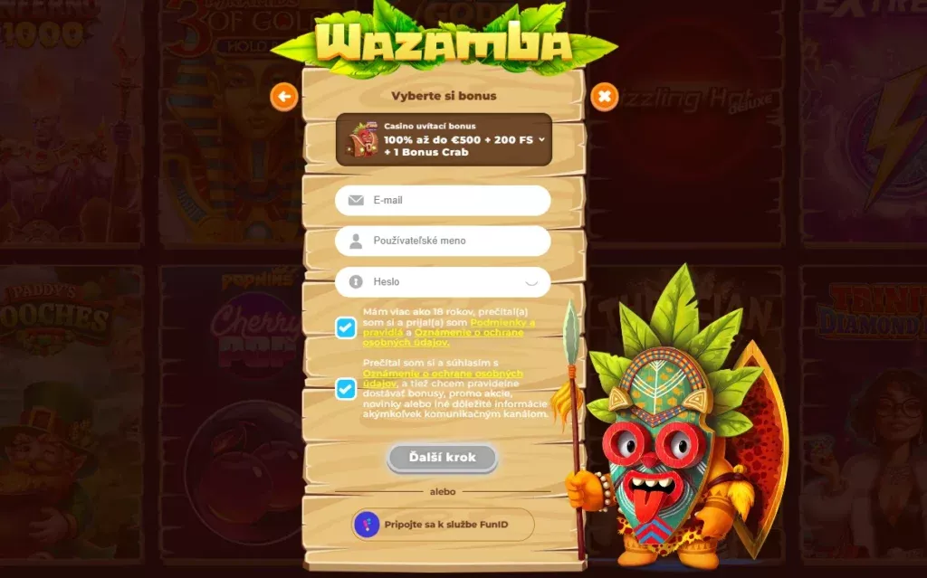 Wazamba kasíno