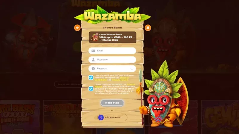 Wazamba hry