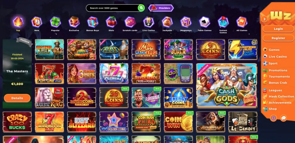 Wazamba казино